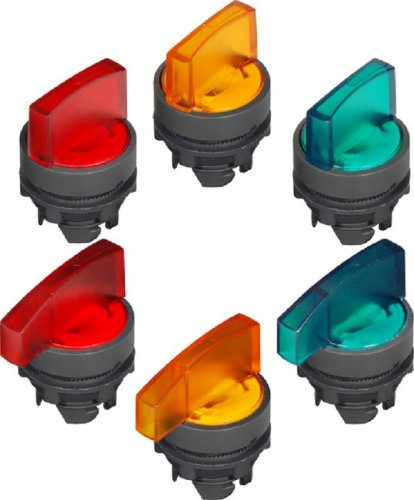 Головка переключателя Tekfor LAY4-EKJ25 2 положения с фиксацией и подсветкой желтый фото Головка переключателя Tekfor LAY4-EKJ25 2 положения с фиксацией и подсветкой желтый картинка